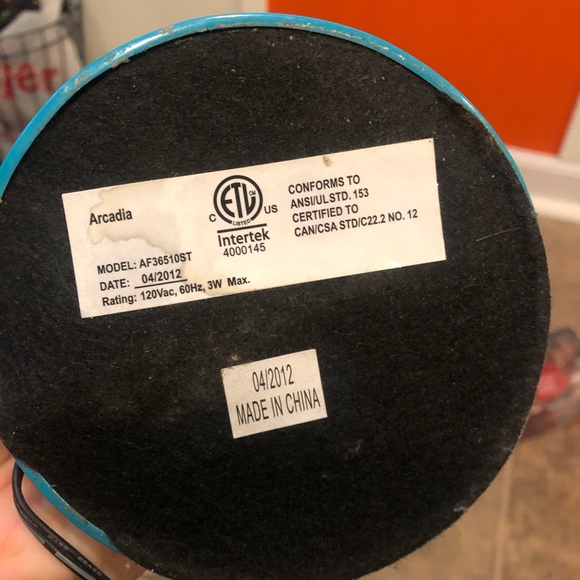 Teal LED Desk Lamp - Picture 4 of 4